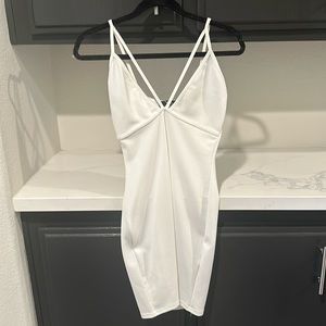NWT Missguided White Bodycon Dress